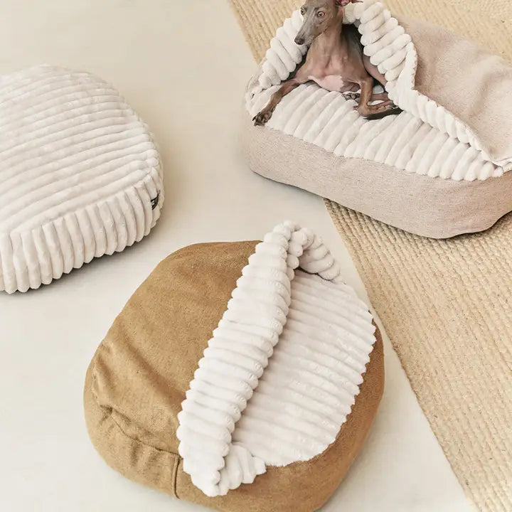 Hundebett aus Cord